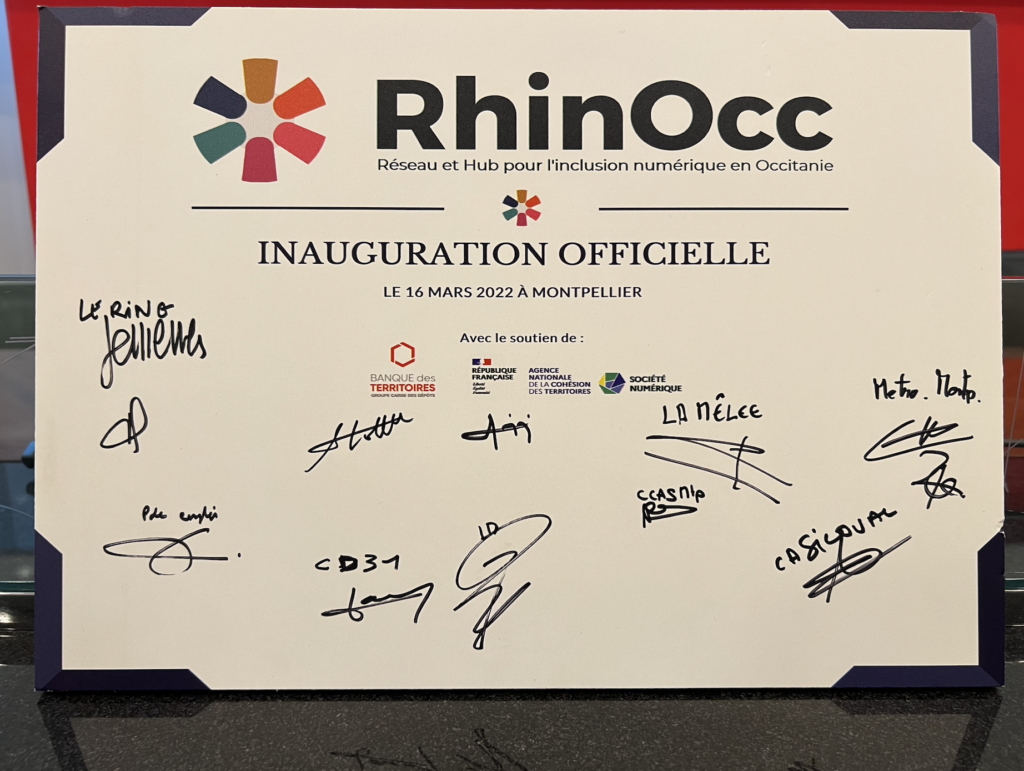Inauguration Rhinocc